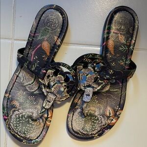 Tory Burch Multicolor Floral Sandals